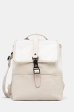 Rains rucsac Split Bucket Backpack W3 culoarea bej, mare, uni, 14140.107