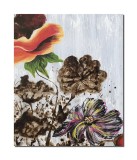 Cumpara ieftin Tablou pictat manual, Margarete stilizate, 60x50cm ulei pe panza, gata de agatat pe perete
