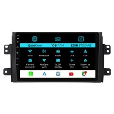 Navigatie Dedicata Suzuki SX4 (2006-2012), 9Inch 1Gb Ram, 32Gb Stocare, Carplay