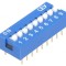 Comutator DIP-SWITCH 9 Sec&Aring;&pound;iuni ON-OFF 0,05A 12VDC