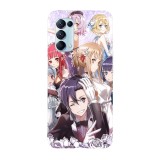 Husa compatibila cu Oppo A52, Viceversa, model Wedding Sword Art Online, Silicon, TPU, Transparent, Carcasa