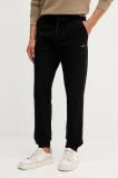 Aeronautica Militare pantaloni de trening culoarea negru, uni, PF1008UF00662