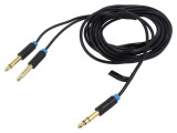 Cablu Audio Jack 6.3mm 5m Negru
