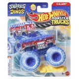 Masinuta Hot Wheels, Monster Truck, Sharks vs Dinos, 5 Alarm, JCD88