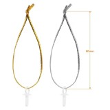 Set 120 agatatori pentru oua de Paste, 7.5cm, auriu și argintiu