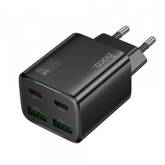 Incarcator Retea HOCO N56, 30W, 3A, 2 x USB-A - 2 x USB-C, Negru