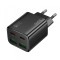Incarcator Retea HOCO N56, 20W, 3A, 2 x USB-A - 2 x USB-C, Negru