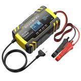 Cumpara ieftin Incarcator Baterie Auto Cu Microprocesor Foxsur B0228-Y, 12/24V, 4/8A, Display LCD, Functie De Reparare Cu Puls, 170x98x58mm, Galben