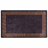 Cumpara ieftin Covor lavabil, negru si auriu, 120x180 cm