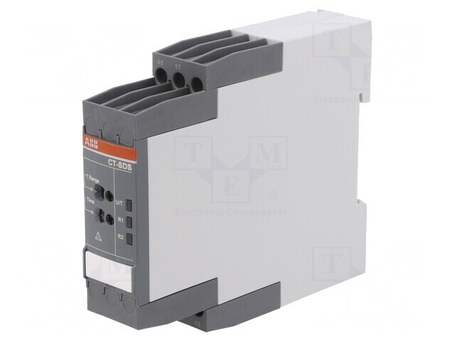 Timer SPDT 0,05s-300h 24-240VAC 24-48VDC DIN Rail