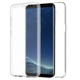 Husa 360 Silicon Transparenta Huawei P30 Pro, Protectie Completa Antialunecare