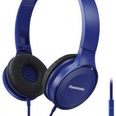 Casti Stereo Panasonic RP-HF100ME-A, Microfon (Albastru)