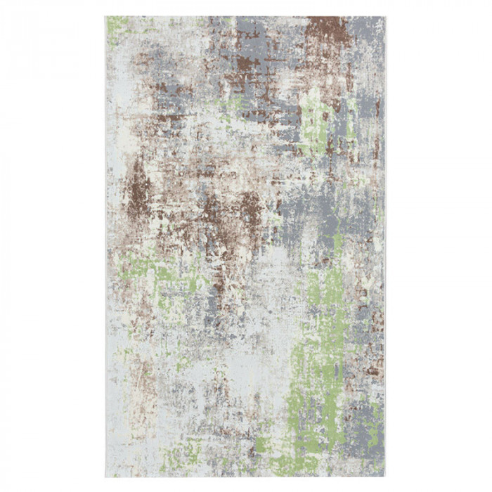 Covor modern ROSE 540, bej/verde, polipropilena/polyester, 2500gr/mp, 200x300 cm