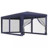 Cumpara ieftin Cort de petrecere cu 6 pereti din plasa, albastru, 3x6 m, HDPE