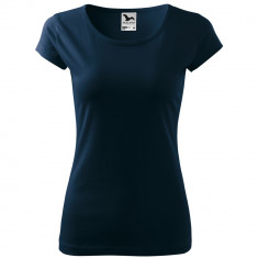 Tricou dama, 100% bumbac, Pure, bleumarin foto