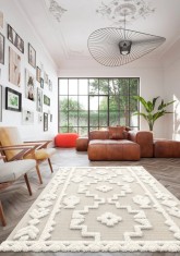 Covor Belgian, Richmond 15564, Crem, Diverse Dimensiuni - 80x150 cm foto