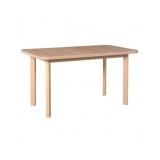Masa extensibila living DM2P Varus, blat Pal, picioare lemn masiv, 6 persoane, 180-140x80x75 cm, stejar sonoma