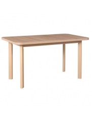 Masa extensibila living DM2P Varus, blat Pal, picioare lemn masiv, 6 persoane, 180-140x80x75 cm, stejar sonoma