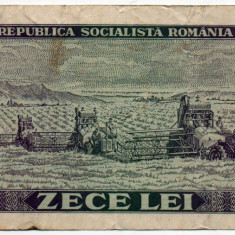 Bancnotă 10 lei - Republica Socialistă România, 1966