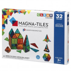 Magna-Tiles Clear Colors set magnetic - 32 piese foto