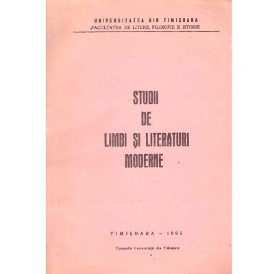 colectiv - Studii de limbi si literaturi moderne - 136616 foto