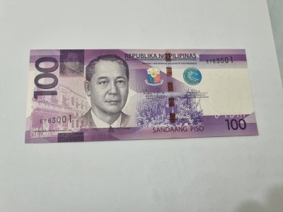 bancnota filipine 100p 2015 a foto