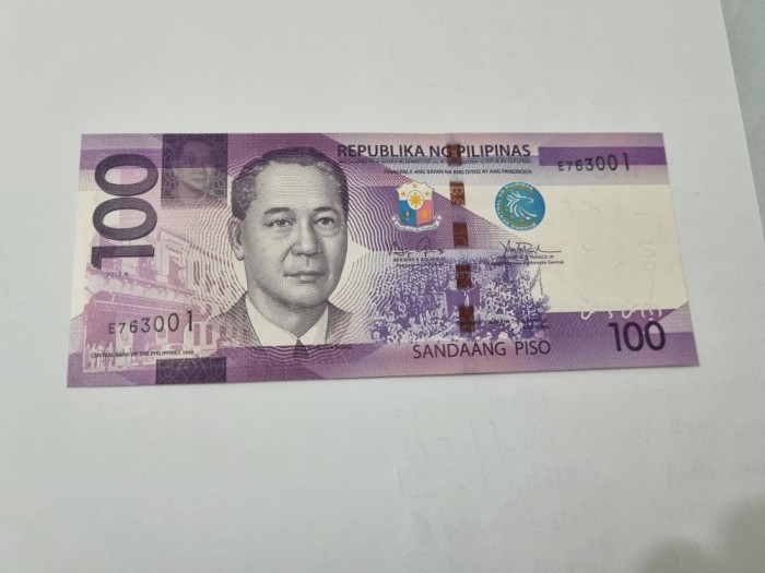 bancnota filipine 100p 2015 a