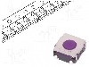 Microintrerupator 6.2x6.2mm, OFF-(ON), SPST-NO, C&amp;K - KSEM31J LFS