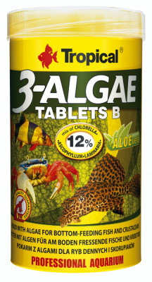 3-ALGAE TABLETS B Tropical Fish, 50ml/ 36g AnimaPet MegaFood foto