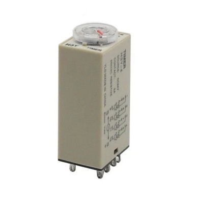 Releu de timp H3Y-4, 0-30 minute, 220V AC, 3A foto