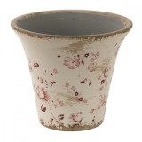 Cumpara ieftin Ghiveci de flori din ceramica roz bej 12x11 cm