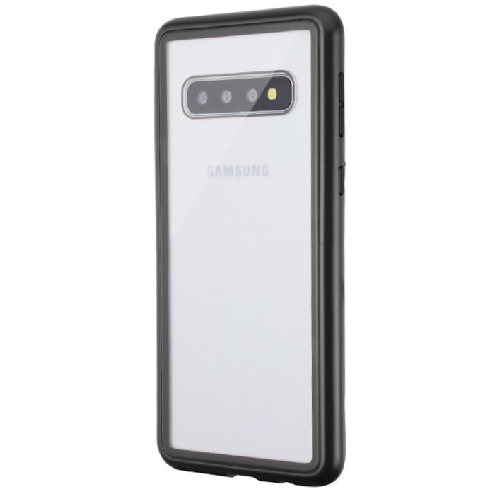 Husa Magnetic Case 360&deg; pentru Samsung Galaxy S10, Negru