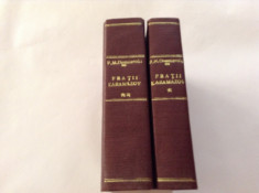 F. M. DOSTOIEVSKI - FRATII KARAMAZOV LEGATE DE LUX,2 VOLUME--RF10/4 foto