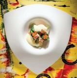 Farfurie triunghiulara adanca, Chef&#039;s Collection, 29 cm