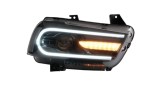 Set faruri Dodge Charger, 11.2010-08.2014, montare fata, stanga+dreapta, D2H+LED; manual; Tuning; halogen, Vland