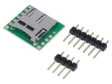 Adaptor microSD pentru module robotice POLOLU - Conexiune prin şiruri pini