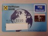 B12 92 - Card bancar foarte vechi - piesa de colectie