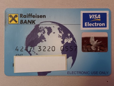 M1 R1 - Card bancar vechi 92 - piesa de colectie foto