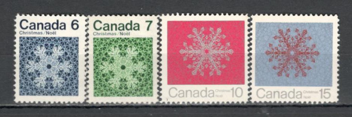 Canada.1971 Nasterea Domnlului-Fulgi de zapada SC.26