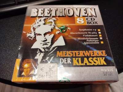 CD 8XCD Beethoven - Meisterwerke der Klassik (M) SIGILAT ! foto