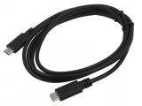 Cablu USB C 1,5m x2 480Mbps PVC