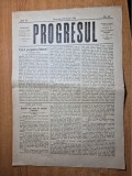 ziarul progresul - 2/15 iunie 1912 - ziar din oravita,memoriile unui supravietuitor de pe titanic