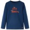 Tricou de copii cu m&acirc;neci lungi, bleumarin, 140