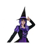 Costum Halloween Vrajitoare Mov pentru Adulti Marimea S
