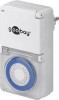 Priza Programabila Mecanica Goobay Exterior IP44, Timer Analogic, 3500W, 230V, Alba