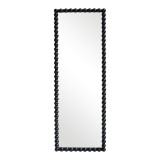 Cumpara ieftin Oglinda cu lemn Ledalo, Pako World, Negru, 45x4.5x130 cm