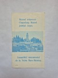 Pliant Ghid Ansamblul Monumental Valea Mare Mateias Cimpulung Muscel Arges Muzeul Orasenesc Carte Veche Istorie Primul Razboi Mondial Colectie 1980