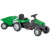 Tractor cu Pedale si Remorca Pilsan Active Green, Scaun Reglabil, +3 Ani