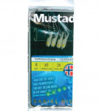 Taparina Mustad Luminous Shrimp, 4buc (Marime Carlige: Nr. 4)