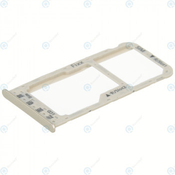 Huawei P smart (FIG-L31) Tavă SIM + tavă MicroSD aurie 51661HCU foto